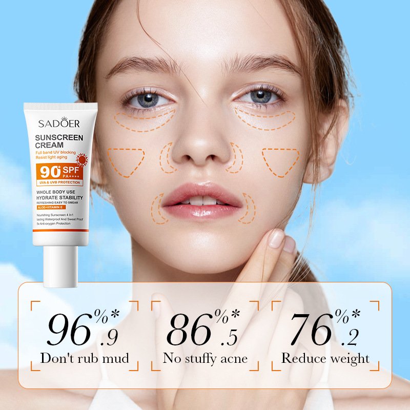 SADOER multi protection sunscreen isolation and UV barrier