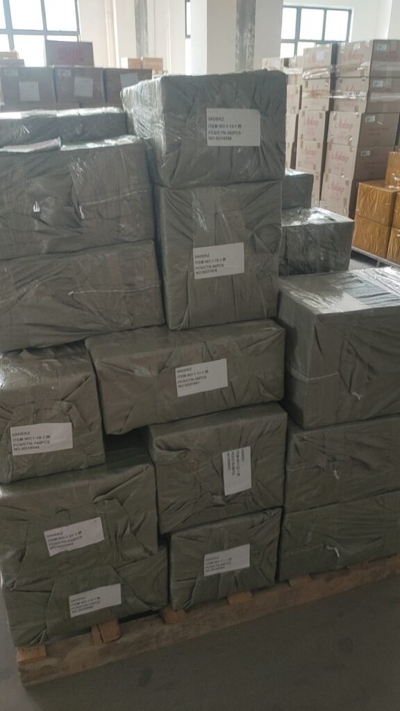 Cosmetics B2B bulk orders secure pallet wrapping by Lehuo Technology