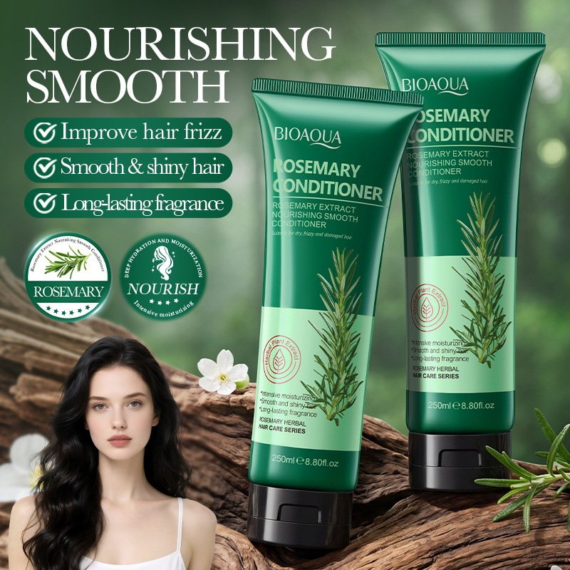 BIOAQUA Rosemary Extract Nourishing Smooth Conditioner (NO.BQY15109) - 250ml Hydrating Hair Care Wholesale / OEM Private Label - Image 2