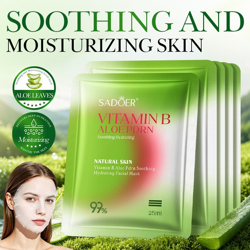 SADOER Natural Vitamin Series Facial Mask (NO.SD15819/15888/15895/15826) - 25ml Private Label / OEM Vitamin B/C/A/E Deep Hydrating & Firming Sheet Mask Wholesale - Image 3