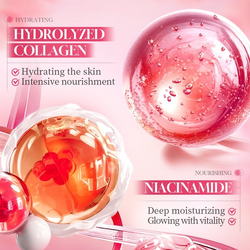 SADOER Strawberry + Vitamin C Radiance Skincare 6-Piece Set NO.SD86846 | Hydrating & Brightening Facial Care Gift Box Wholesale - Image 4