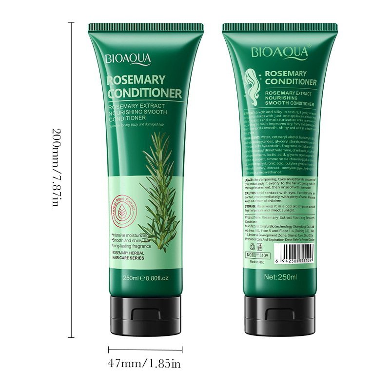 BIOAQUA Rosemary Extract Nourishing Smooth Conditioner (NO.BQY15109) - 250ml Hydrating Hair Care Wholesale / OEM Private Label - Image 5