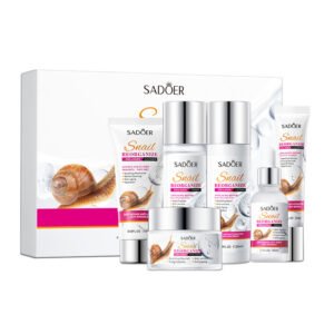 SADOER Snail Reorganize Collagen Anti-Aging Skincare Set 6-Piece Wholesale NO.SD51230 | Deep Repair Anti-Wrinkle Hydrating Facial Gift Box Set