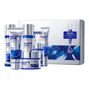 SADOER Blue Copper Peptide Salmon Anti-Aging 6-Piece Set NO.SD11088 | Deep Hydrating & Firming Skincare Gift Box Wholesale