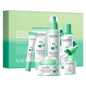 SADOER Centella Asiatica B5 Moisturizing Soothing Repairing 6-Piece Skincare Set (NO.SD46956) | Facial Care Gift Box Wholesale & Custom Private Label OEM/ODM