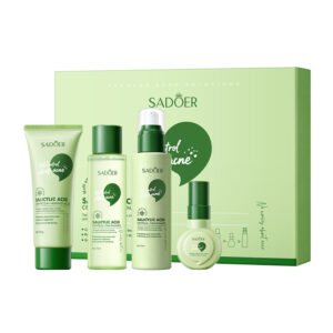 SADOER Teenager Salicylic Acid Centella Oil Control Anti-Acne 4-Piece Skincare Set (NO.SD10784) | Teen Facial Care Gift Box Wholesale & Custom Private Label OEM/ODM
