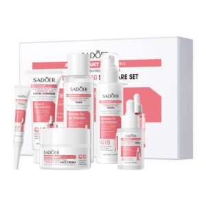 SADOER Coenzyme Q10 Antioxidant Anti-Aging 6-Piece Skincare Set (NO.SD14966) | Anti-Wrinkle Facial Care Gift Box Wholesale & OEM/ODM Custom Private Label