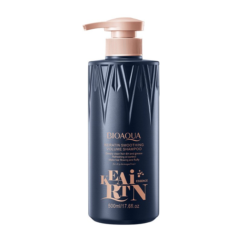 BIOAQUA Keratin Hair Care Series - Smoothing Volume Shampoo (500ml) & Nourishing Hair Mask (250ml/500g) Wholesale / OEM Private Label