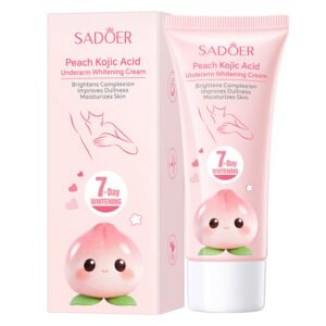 SADOER Peach Kojic Acid Underarm Whitening Cream (NO.SD15758) - 60g 7-Day Brightening & Dark Spot Correcting Cream Wholesale / OEM Private Label