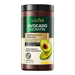 SADOER Avocado Keratin Smooth Nourishing Hair Mask (NO.SD15369) - 1000g / 1kg Deep Repair & Frizz Control Wholesale / OEM Private Label