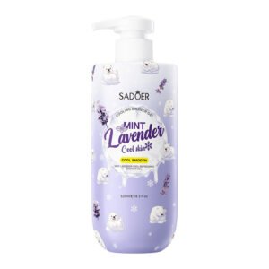 SADOER Cooling Shower Gel Series (NO.SD19503 / SD19527 / SD19510) - 520ml Mint Lavender / Lemons / Aloe Vera Refreshing Body Wash Wholesale & OEM
