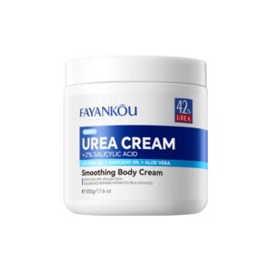 FAYANKOU Urea Smooth Body Cream 500g 42% Urea + 2% Salicylic Acid Whitening Brightening Moisturizing Remove Chicken Skin Body Cream OEM ODM Private Label Wholesale