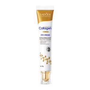 SADOER Collagen Anti-Aging Eye Cream 20g 10 Times Collagen Content Active Protein Technology Firming Lifting Anti-Wrinkle Dark Circle Eye Cream OEM ODM Private Label Wholesale