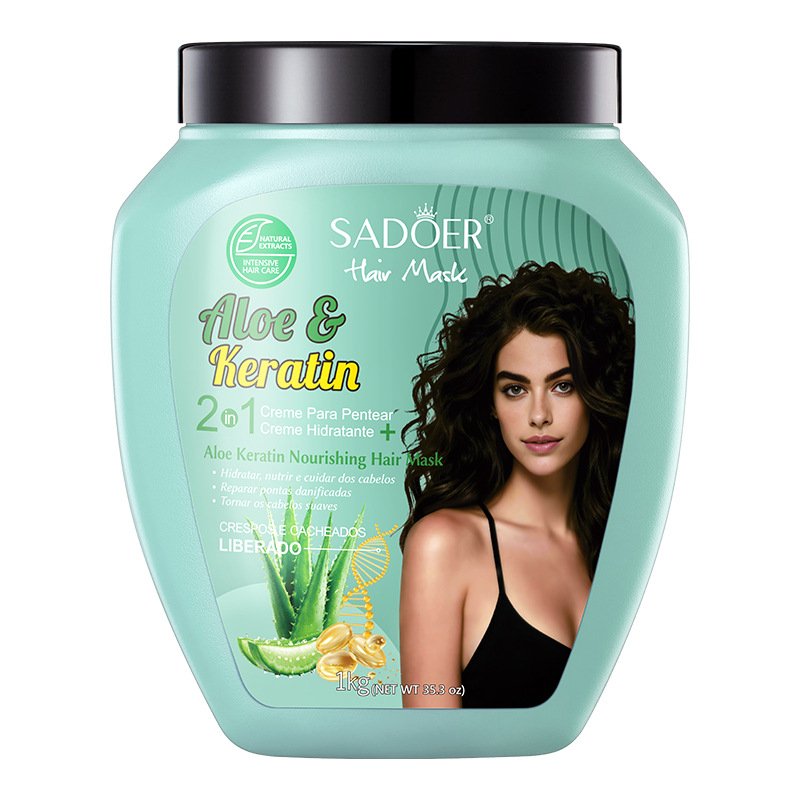 SADOER Hair Mask Repair Moisturizing Nourishing Cactus Garlic Passion Fruit Banana Coconut Oil Linseed Oil Boosts Elasticity Resilience Strengthening Hair Care 2016 Creme Para Porteira OEM ODM Private Label Wholesale - Image 6